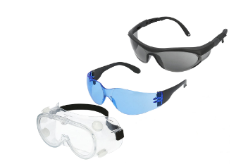 Wrap Around Safety Glasses/Clear lense,ANSI & Ce, Anti Scratch, 1 PC/Polybag- 1 Dz./Case- 12 Dz/Master Case