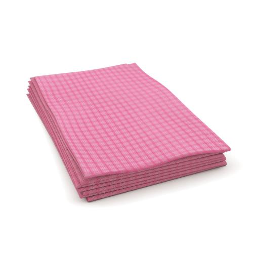 Pro Tuff-Job Wiper 12X24 Pink/White