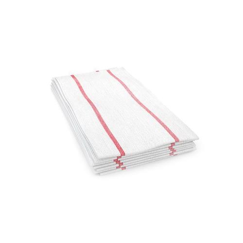 Tuff-Job Foodservice Durable Wiper 12.25X24 White/Red