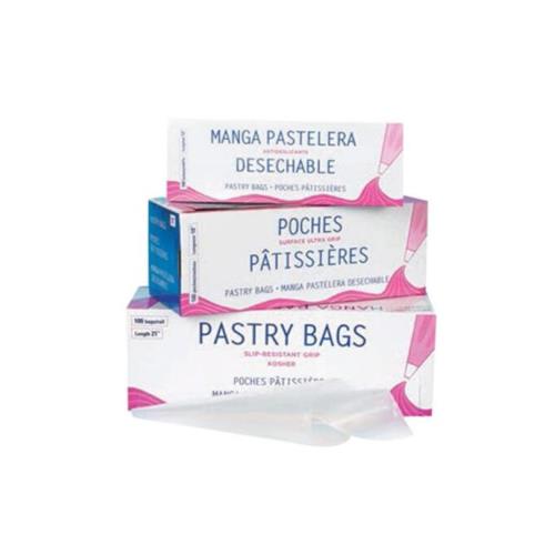 PASTRY BAG 21" DISPOSABLE CLEAR