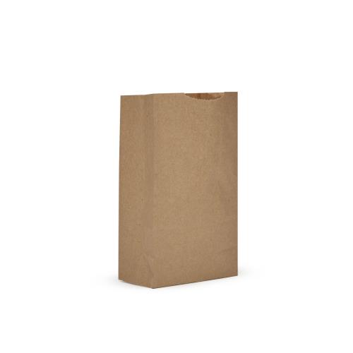 2-LB Grocery Bag Paper 4.25X2-3/8X8.5 Kraft 30#