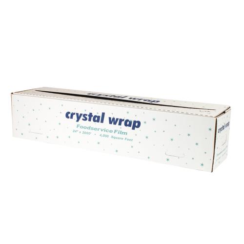 Crystal Wrap Foodservice Film, 24'' x 2000'
