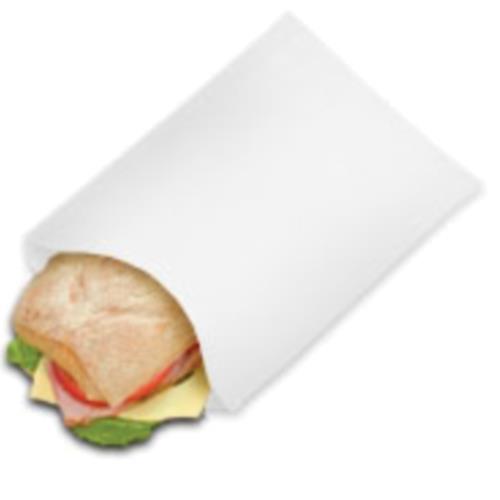WHT 6.2X7.5 SANDWICH BAG/GREASE RESISTANT 2M/CS