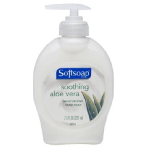Softsoap W/Aloe Hand Soap Liquid 7.5-OZ Off-White