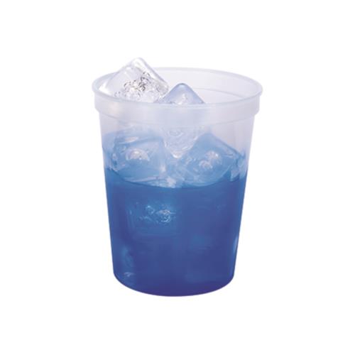 MOOD STADIUM CUP PLASTIC 16-OZ BLUE