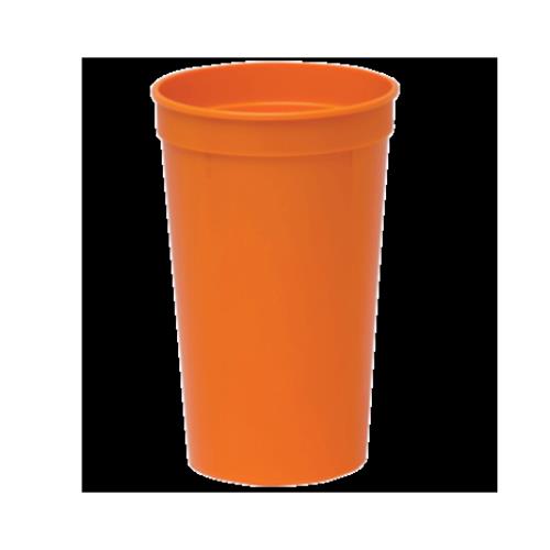 SOUVENIR CUP TALL 22-OZ ORANGE INJECTED MOLDED