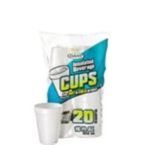 Foam Cup 16-OZ White