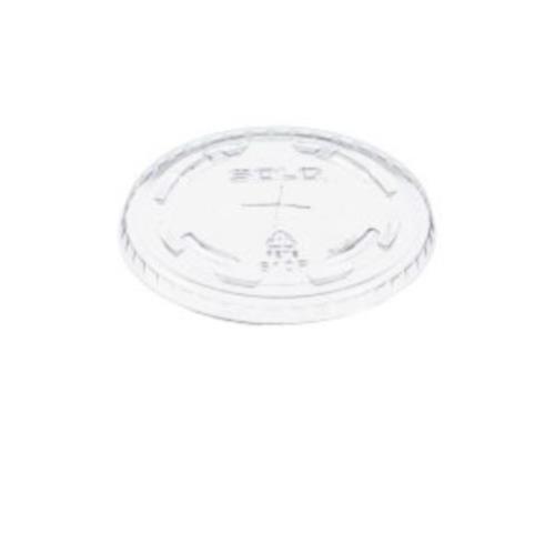 SOLO ULTRA LID W/STRAW SLOT PETE CLEAR