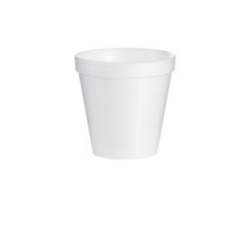 16OZ Foam Food Containr White Squat LID=12500170
