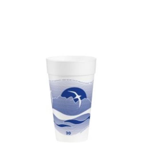 HORIZON TALL CUP FOAM 20-OZ BLUEBERRY