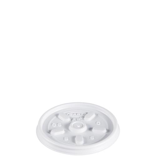 LID WHITE PLASTIC VENTED FOR 6J6, 6J6-5