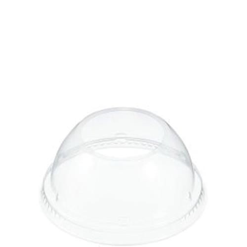 1.75" Clear OPS Round Dome Lid with Hole
