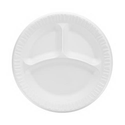 Plate, White, 1/CS/500