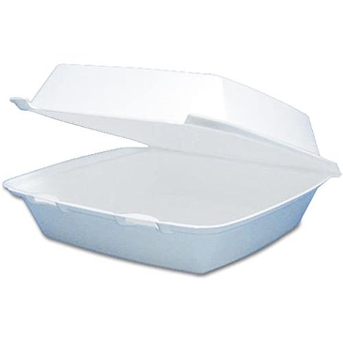 Container Removable Hinge Lid Foam 8.4X7.9X3.3