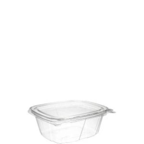 Clearpac Safeseal Hinged Container Plas 12-OZ Clear