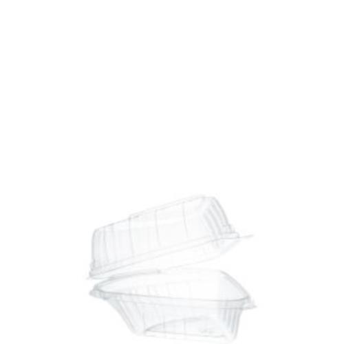 Hinged Pie Wedge Container 5-5/8X6-1/8X3