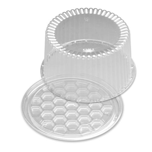 Displaycake 8" 2-3 Layer 2-PC Clear Base And Lid