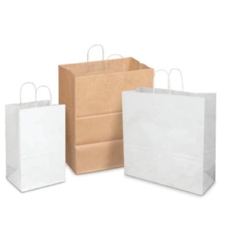 REGAL SHOPPER BAG 12X9X15.75 WHITE
