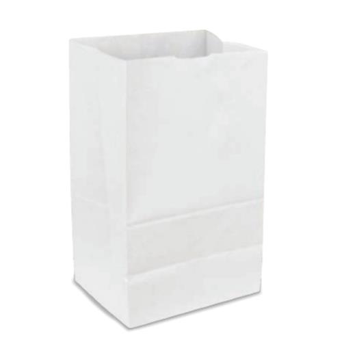 1-LB Grocery Bag 30# White Virgin Paper 3.5X2-3/8X6-7/8