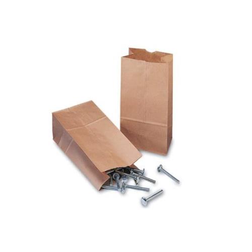 6" x 3.62" x 11.06" #6 Size Kraft Paper SOS Husky Grocery Bag