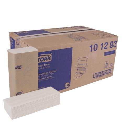 Tork Advanced Multifold Soft Towel 2-Ply 3-Panel White