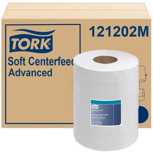 Center Pull White Towel 9X590 6/CS