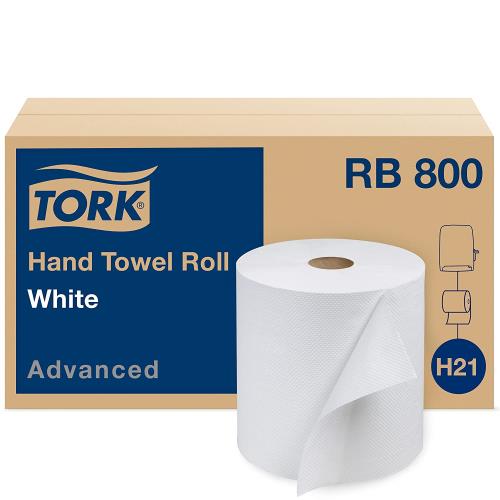Tork Advanced Roll Towel 1-Ply 7.87X800 White Universal