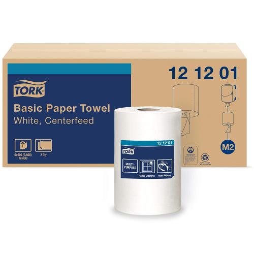 Centerfeed Towel 9X590 White Std 2-Ply