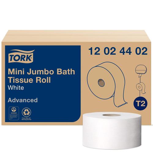 T-Tork Mini Jumbo Bath Tissue White 2-Ply