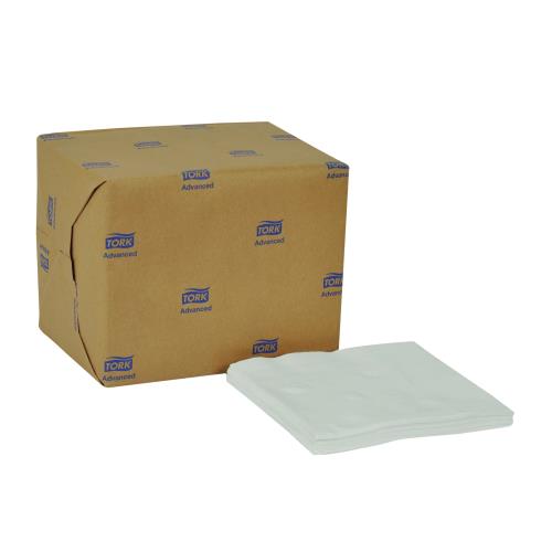 Tork Advanced Dinner Nap 1/4-Fold 2-Ply 15X16.25 Wh
