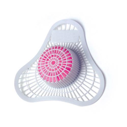 Urinal Screen W/Nonpara Block Cherry Dark Pink
