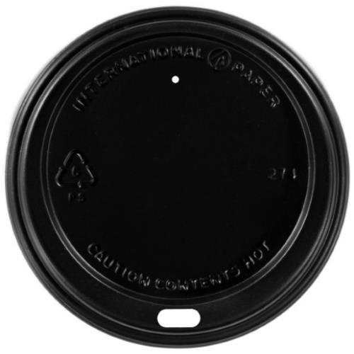 TRAVEL DOME LID BLK FOR 12/16/20-OZ CUP