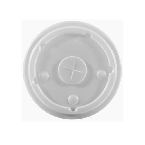 FLAT LID W/ BUBBLE P/S 22-OZ TRANSLUCENT