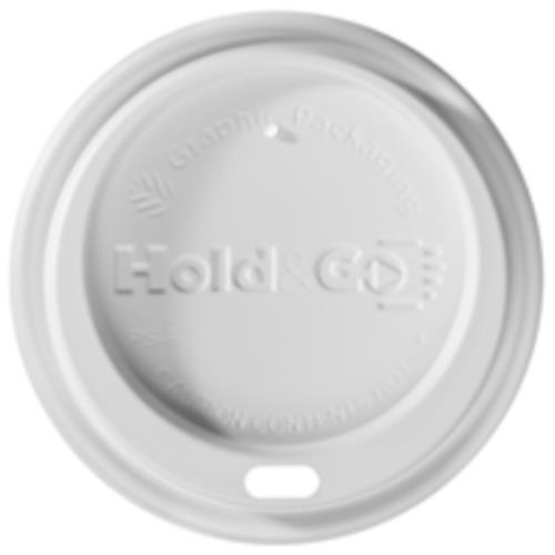 HOLD & GO SIPPER DOME LID P/S 8-OZ WHT