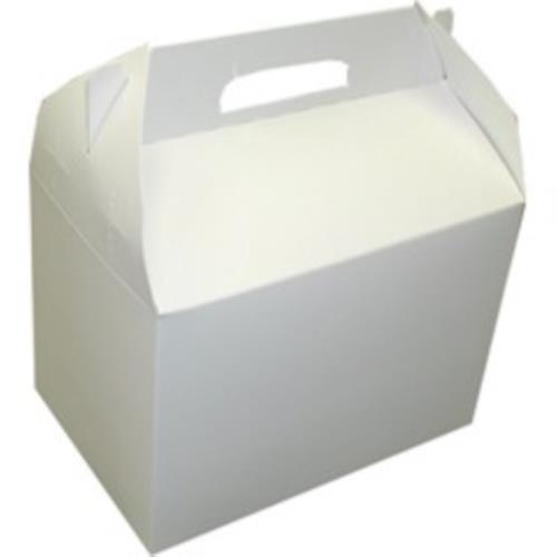 Dixie Conventional Barn Box with Handle, White, 10 lb, 1/CS/200