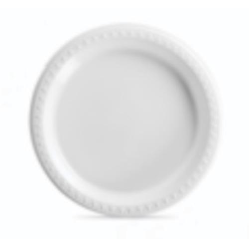 PLATE PLASTIC 9" WHITE ROUND