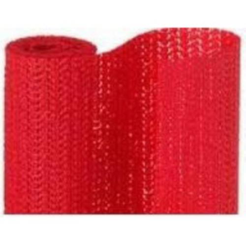 x 60" Red Bubble-Foam Plastic Super Grip Liner