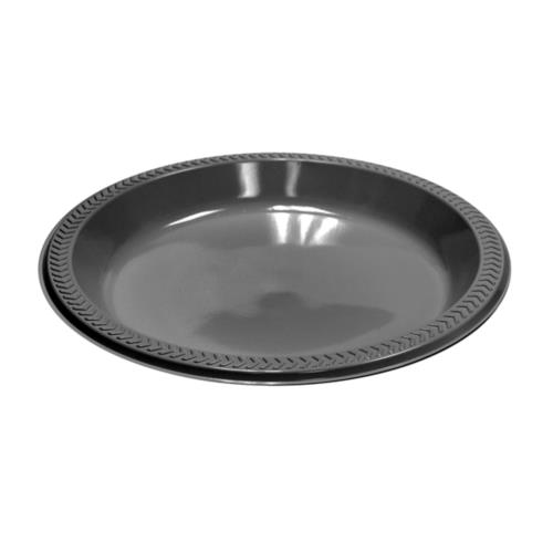 Hefty Impact Plate Plas 10.25" Black
