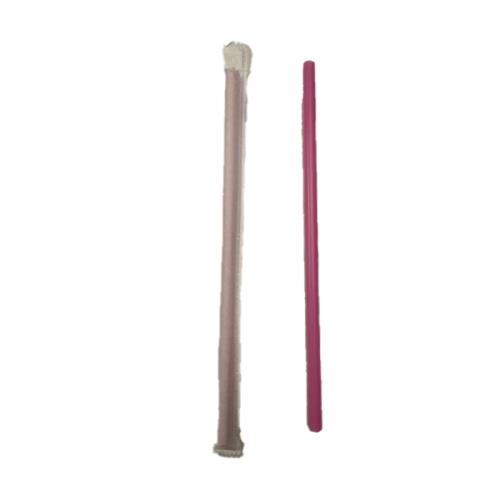 Baskin Robbins Giant Straw 8.5" Pink Wrapped