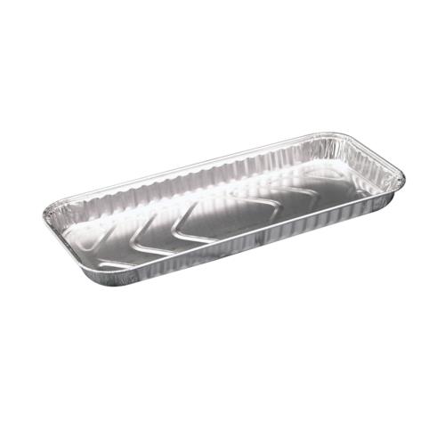 Aluminum Danish Pan, Silver, 12.38" x 5.38" x 1"