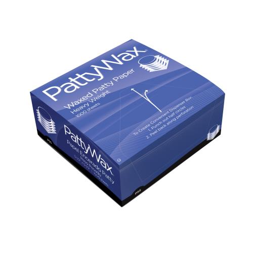 HVY WT DELI PATTY PAPER DRY WAX 5.5X5.5