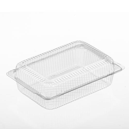 Corner Lock Container Sw PET 7-3/4X5-1/4X2-7/16 Clear