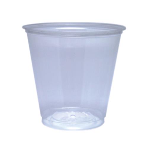3.5-OZ CLEAR PLAS GLASS 2M/CS