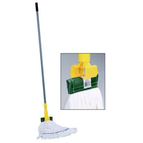 Gripper Mop Hndle 60" Plas Head/Fiberglass Gray