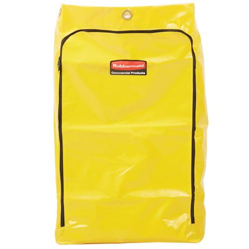 Janitorial Cleaning Cart Vinyl Bag - Traditional, 24 Gal, Yellow