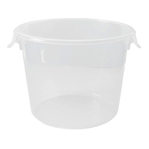 Quart 7.62 x 10" Clear Polypropylene Round Storage Container