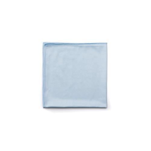 Rubbermaid® Microfiber Cleaning System Cloth For Glass, Blue, 16" x 16"