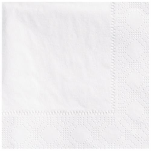 Beverage Napkin 9.5X9.5 2-Ply 1/4 Fold White