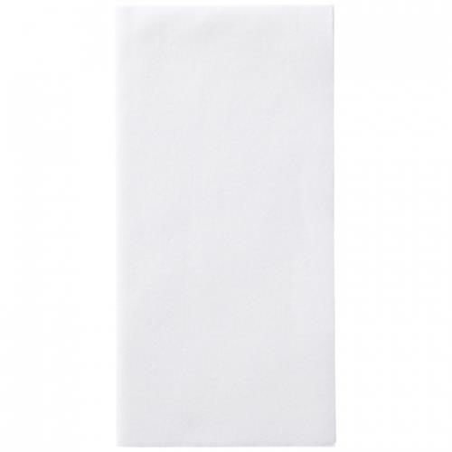 Dinner Napkin Linen Like 17X17 1/8-Fold White