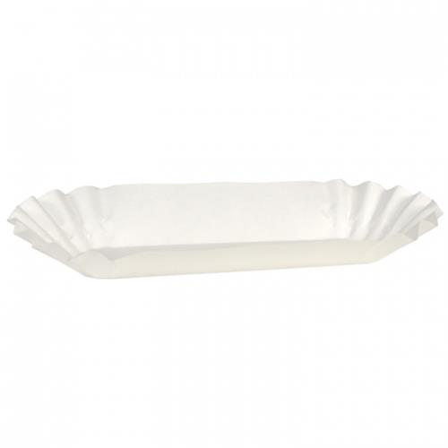 Hot Dog Tray Closed End Heavy Weight 6"